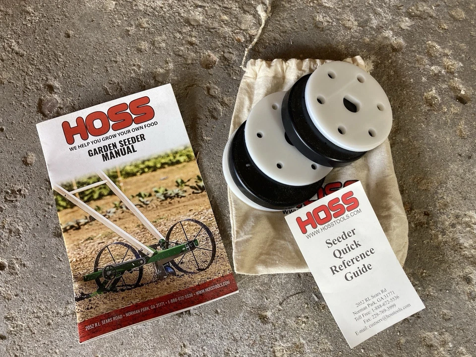 Hoss Manual Garden Seeder With Extra Seed Plate Wheels - Image 2 of 2