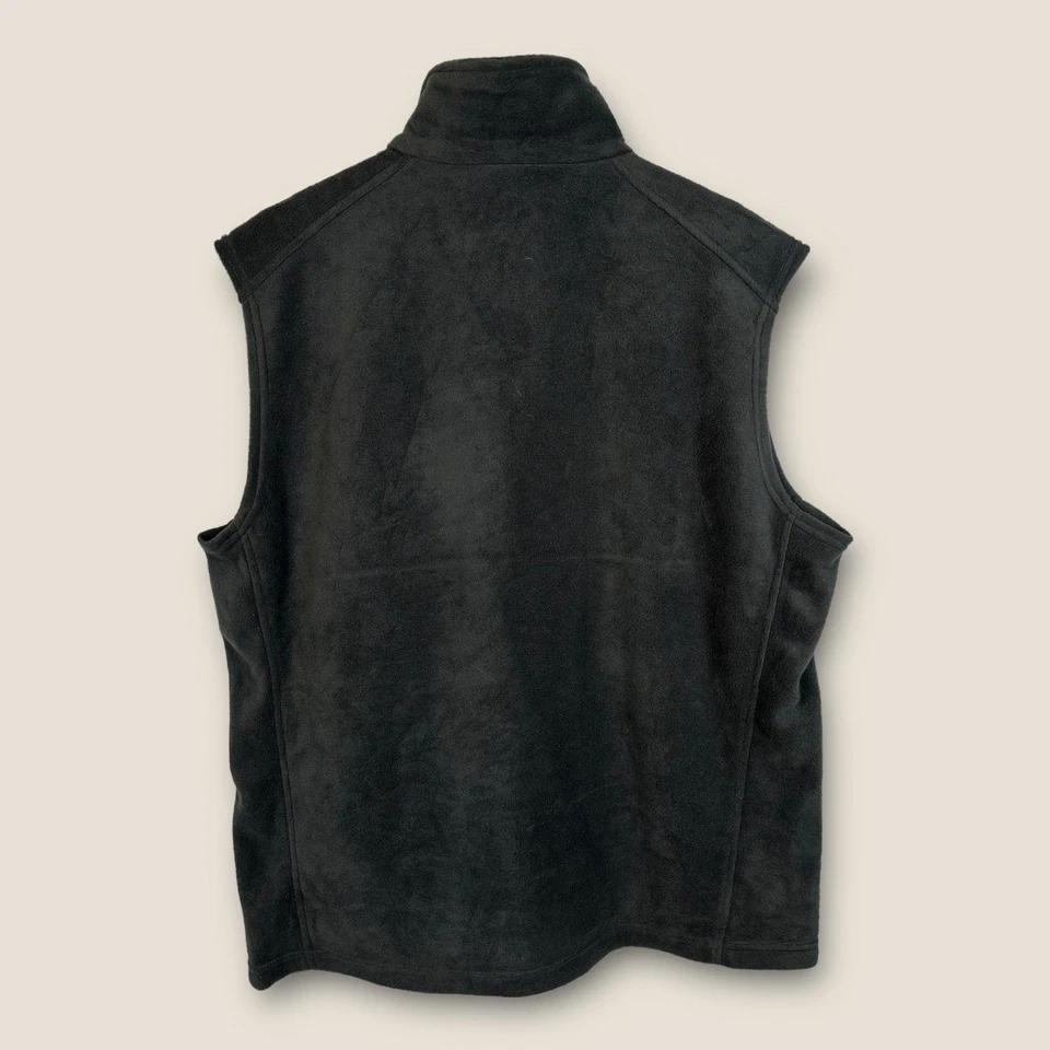 Chaleco polar Columbia para hombre talla grande Steens Mountain negro 1639261 Foto 2 de 4