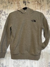 The North Face Hoodie Youth, Snowboard Graphic, Gray, Pockets