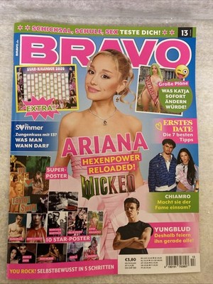BRAVO 13/2025 Ariana Hexenpower Reloaded! Wicked + Star-Kalender 2026 Neu