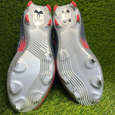 Under Armour Bryce Harper 8 Low ST USA Mens Size 7 White Red