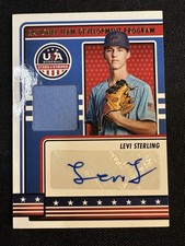 2023 Panini USA Stars & Stripes LEVI STERLING Relic/AUTO No. NYDP-LS