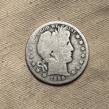 1896 O Barber Half Dollar - As Shown! ZM