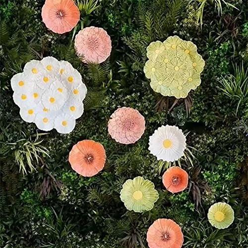 Bordallo Pinheiro Maria Flor Dahlia Dessert and Salad Plates, Set of 2