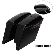 5 Stretched Saddle Bags 6x9 Speaker Lid Fit F...