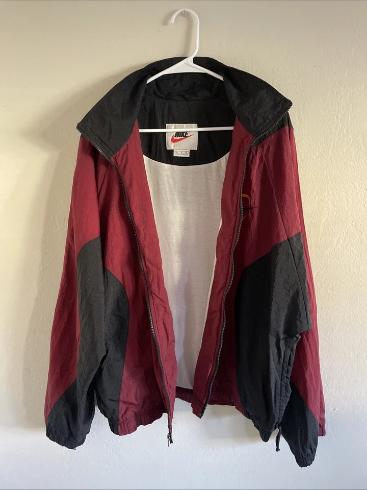 Vintage Nike Windbreaker Jacket Men’s Large Color Block 90s Full Zip Swoosh - Image 2 of 4