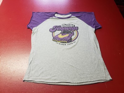 Shooter Jennings Trans Am Raglan T-Shirt Purple/Gray