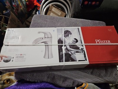 NEW Pfister Brea 4'' Single-Handle Waterfall Bathroom Faucet in Brushed Nickel