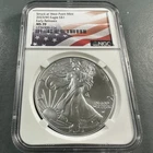 2023(W) Silver Eagle NGC MS70, West Point Mint, Early Releases (89723)