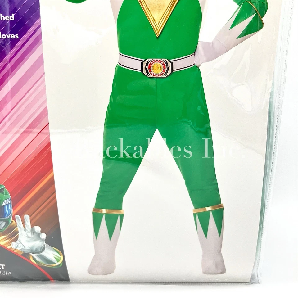 Disfraz de Power Ranger verde Spirit para adulto - Mighty Morphin Power Rangers talla variable Foto 4 de 4