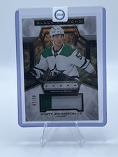 2024-25 Black Diamond Wyatt Johnston Premium Patch Relic /50 SP