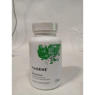 Thorne Berberine Supplement, 1000 mg Per Serving, 60 Capsules Each,  1 Pack