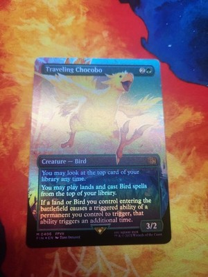 Traveling Chocobo (Borderless) - FINAL FANTASY (FIN) - Foil - NM