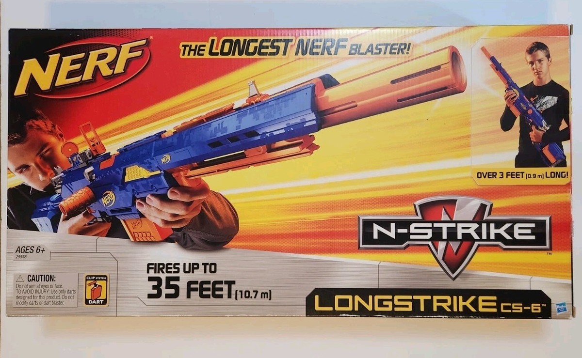 Nerf N-strike Longstrike CS-6 Custom Blaster