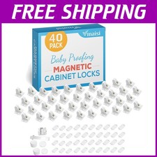 Magnetic Keyless Cabinet Locks 40 Pack