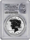 2024-S Peace Silver Dollar from Reverse Proof Set PR70 FS PCGS Peace Label