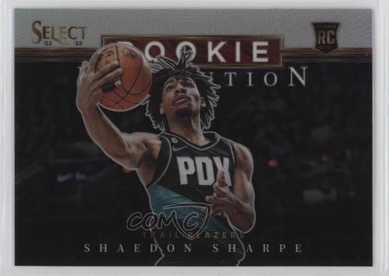 2022-23 Panini Select Rookie Revolution Silver Prizm Shaedon Sharpe #28 0gg9