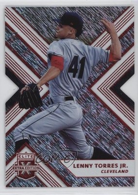 2018 Panini Elite Extra Edition Status Red Die-Cut /99 Lenny Torres Jr #40 7c2