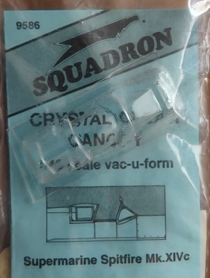 Supermarine Spitfire Mk.XIVc, Crystal Clear Canopy, Squadron,Scale:1/48,Kit:9586