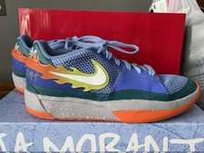 Nike FN4398-400 Ja 1 Morant 'Backyard BBQ' Size 7Y 2023 Preowned School Shoes