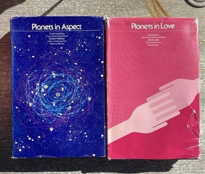 Vintage Astrology Books Bundle Planets In Aspect & Planets In Love 