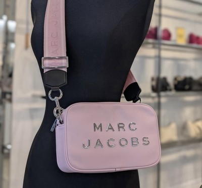Marc Jacobs The Flash Bubblegum Pink Smooth Leather Camera