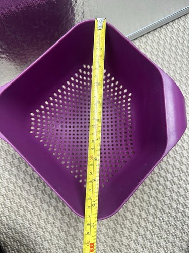 Joseph Joseph Square Colande Purple BPA Free Dishwasher Safe 20cm Purple - Picture 11 of 18