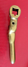 Rare Vintage Solid Brass Locomotive / Trolley Handle