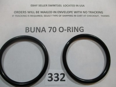 332 O-ring 2-3/8'' ID x 2-3/4'' OD x 3/16'' thick. Buna-70.  Quan 2