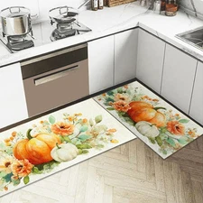S Pastoral Pumpkin Mat, Super Absorbent & Anti-Stain