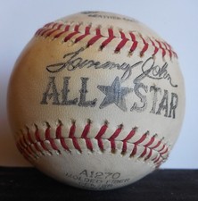 Tommy John signed Baseball . Wilson ALL STAR