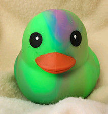 Sunny Days Duck Squishy Squeeezy Toy Green