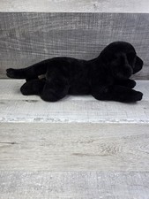 Animal Alley Black Lab Labrador 16" Plush Puppy Dog Toys R Us Stuffed b288