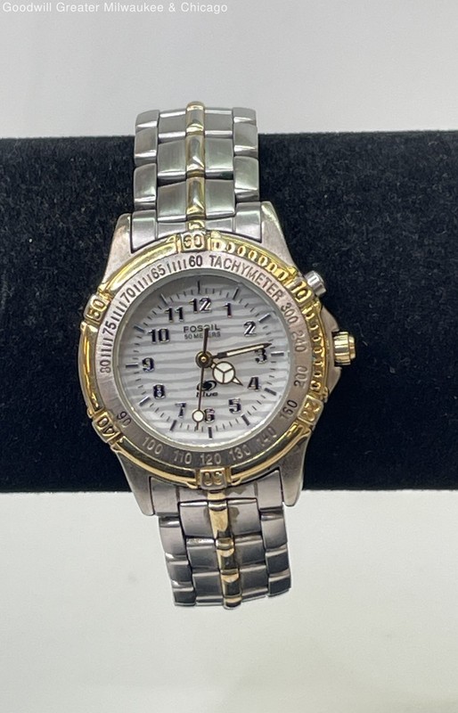 Fossil Blue StarMaster Model LU-2591 Wristwatch 58.4g