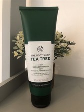 The Body Shop Tea Tree 3-in-1 Wash, Scrub & Mask 125ml - New
