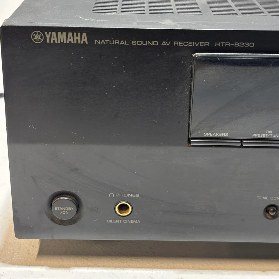 Yamaha HTR-6230 AV Receiver HDMI 5.1 Cinema DSP Natural Sound Untested Parts - Image 2 of 4