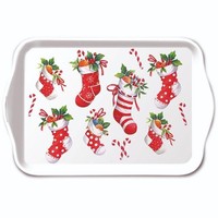 Tablett, Tray X-Mas Stockings 13X21Cm Ambiente | Weihnachten