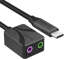 USB to 3.5Mm Jack Audio Adapter, USB to Headphone Jack Adapter Sound Card, Upgra