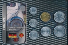 M&uuml;nzen DDR Stgl./unzirkuliert Kursm&uuml;nzen 1958-1990 1 Pfennig bis 2 D (10966302