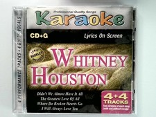 Whitney Houston Karaoke CD G 2001 4 4 Tracks Lyric Booklet Pop Sterling
