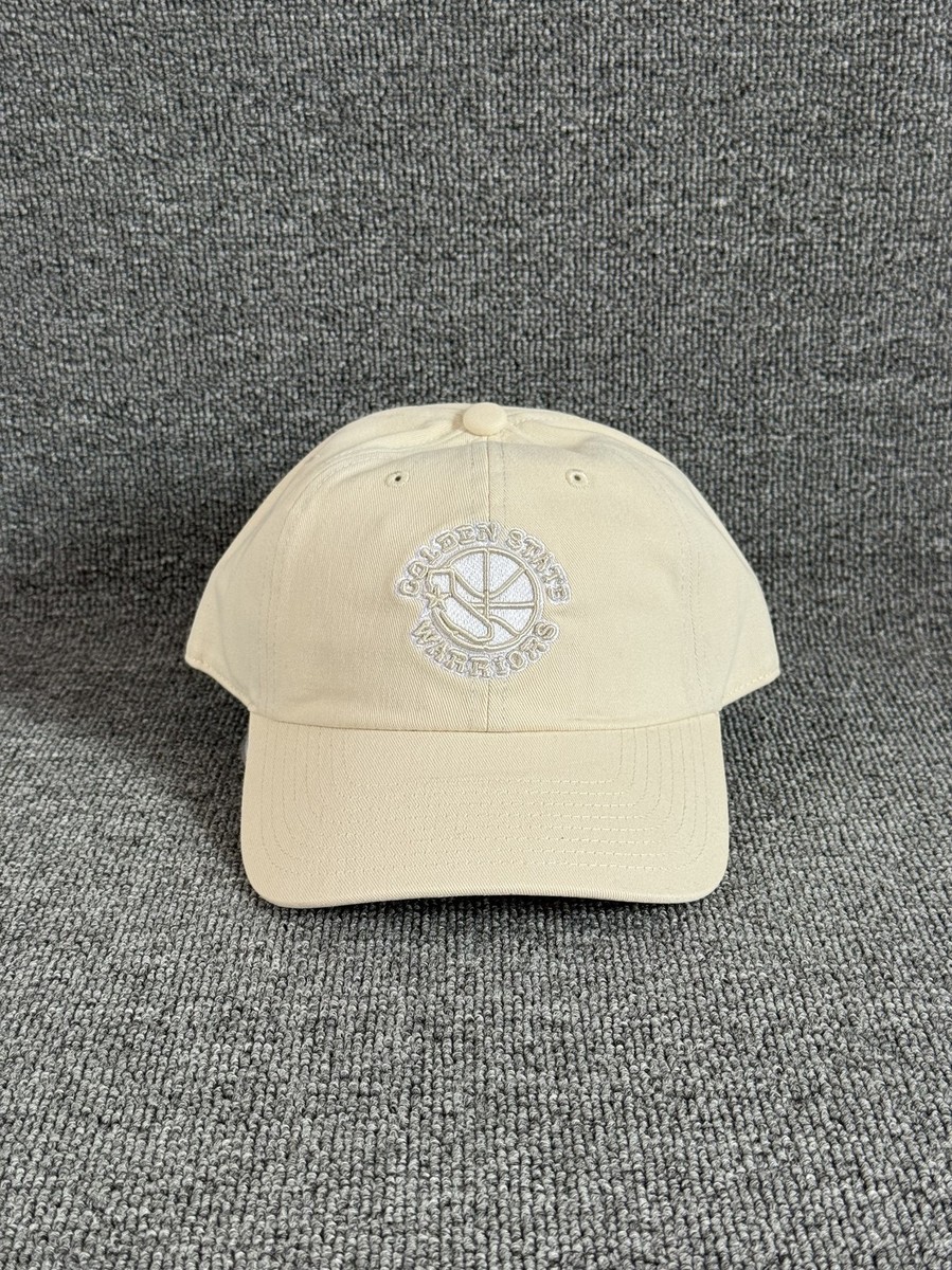 Mitchell & Ness Golden State Warriors NBA Dad Hat Strapback Cream Cap