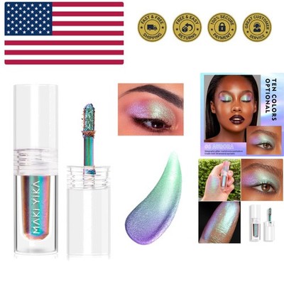 Glitter Liquid Eyeshadow Chameleon Metallic Eyeshadow MultiColor Shifting Lon...