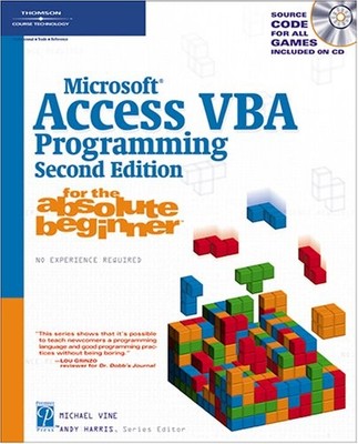 Microsoft Access VBA Programming for the Absolute Beginner, Sec 