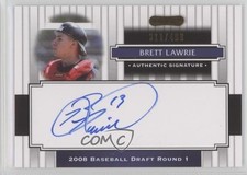 2008 Razor Signature Series 311/499 Brett Lawrie #116 Auto 0af