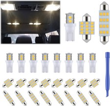 24x Led Car Interior Light Bulb Kit T10 194 31mm 42mm White Dome Map Door 24x Led Car Interior Light Bulb Kit T10 194 31mm 42mm White Dome Map Door