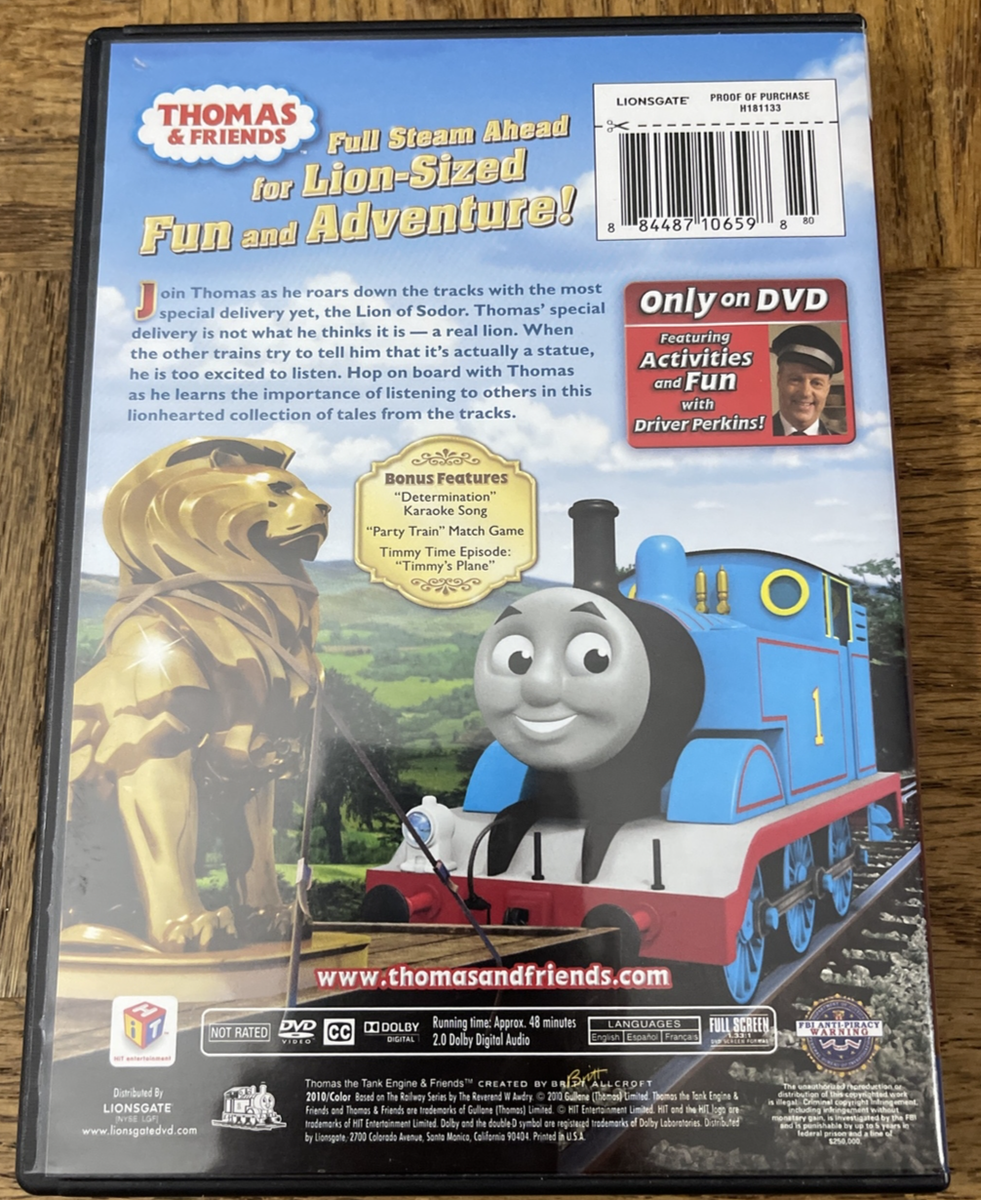 Thomas And Friends The Lion Of Sodor DVD 884487106598 | eBay