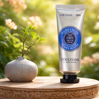L'Occitane Creme Mains Hand Crème Dry Skin Shea Travel Size .34 fl oz 10ml NEW