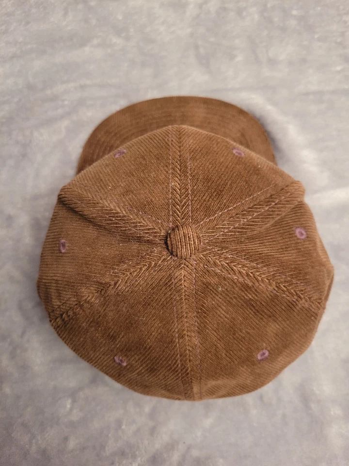 Gorra de pana para investigación al aire libre Snapback cuerda marrón capitán Gorp senderismo caminata Foto 4 de 4