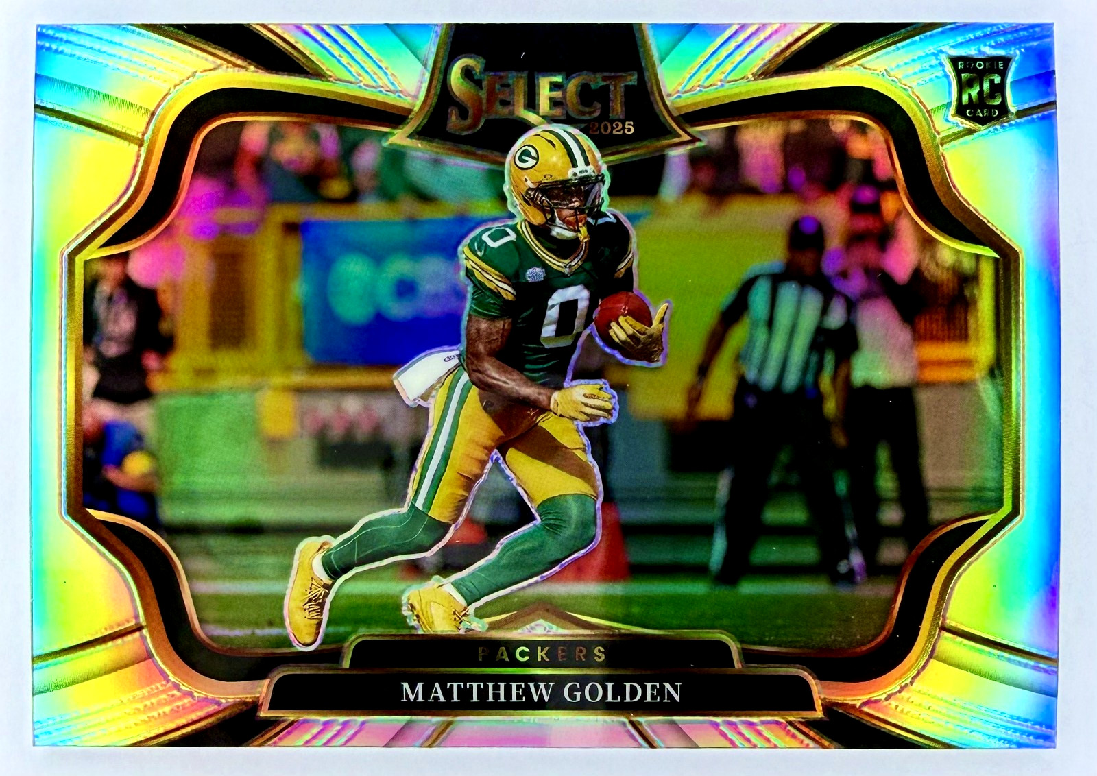 2025 Select MATTHEW GOLDEN #467 RC Rookie Field Level Silver Prizm - Packers