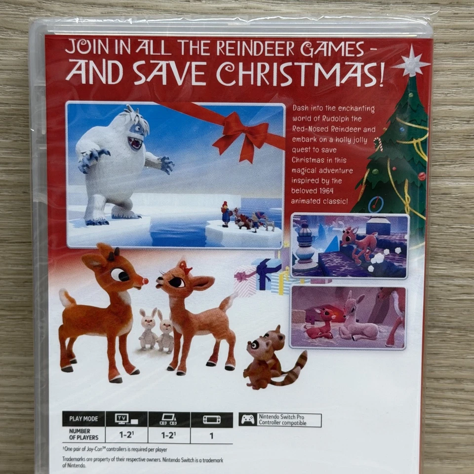 Rudolph The Red-Nosed Reindeer Nintendo Switch Video Game Holiday - Image 4 of 4